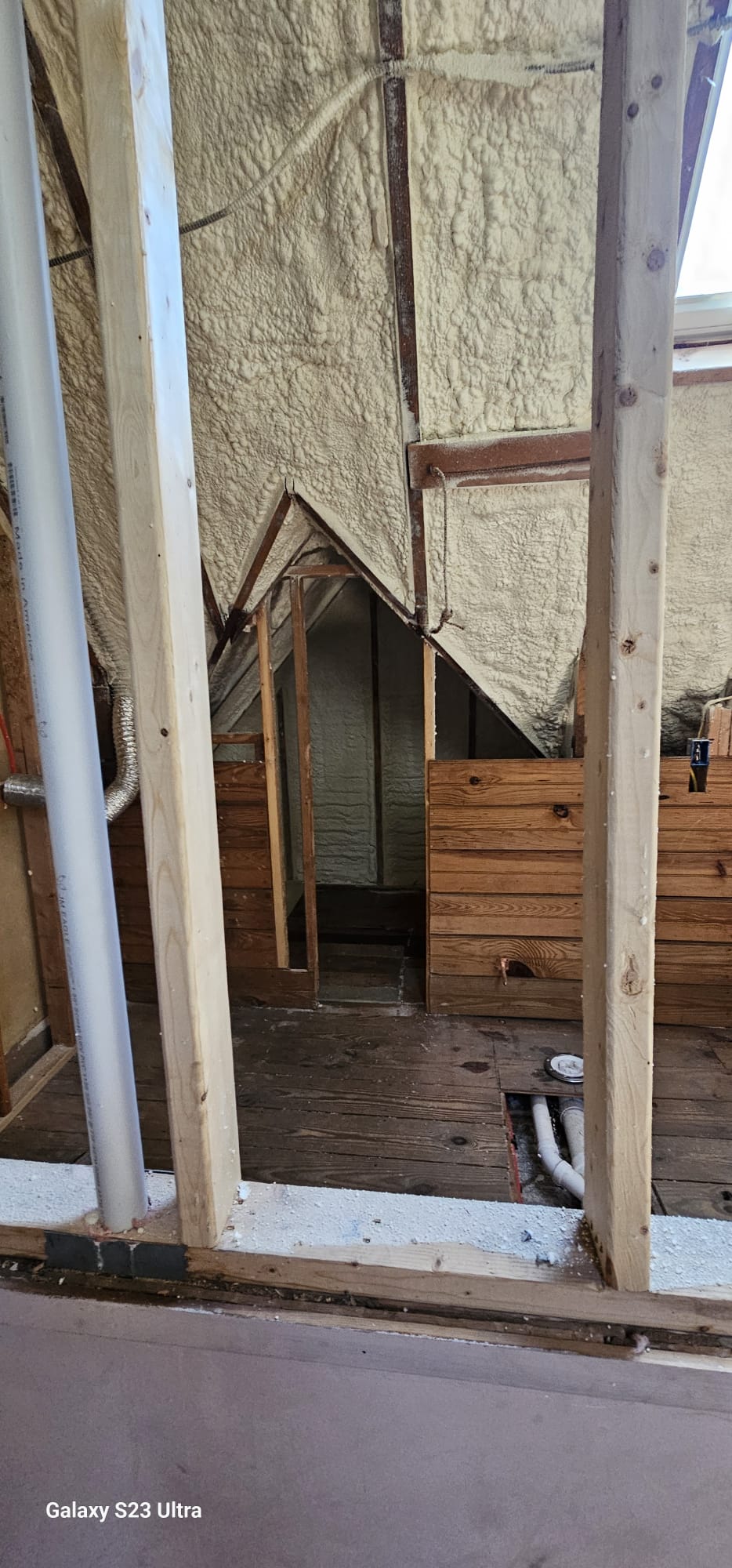 Spray foam insulation project — Yonkers, NY
