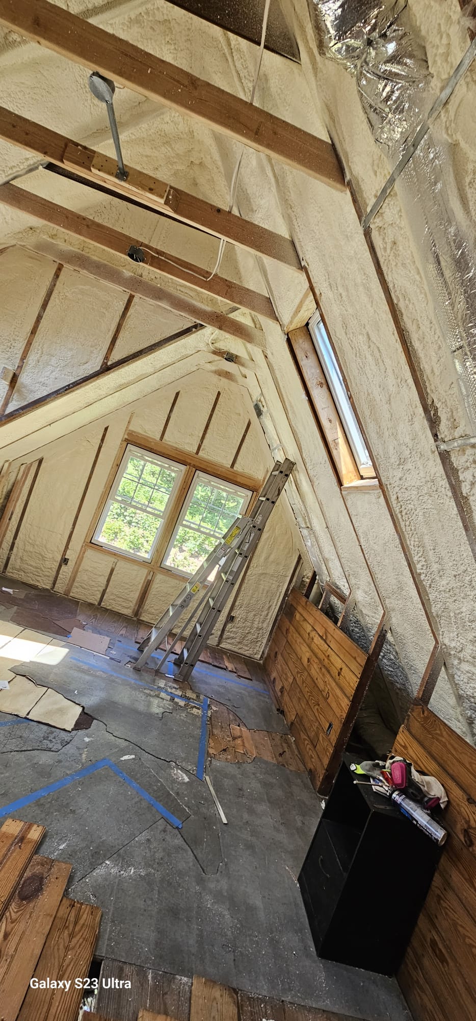 Spray foam insulation project — Yonkers, NY