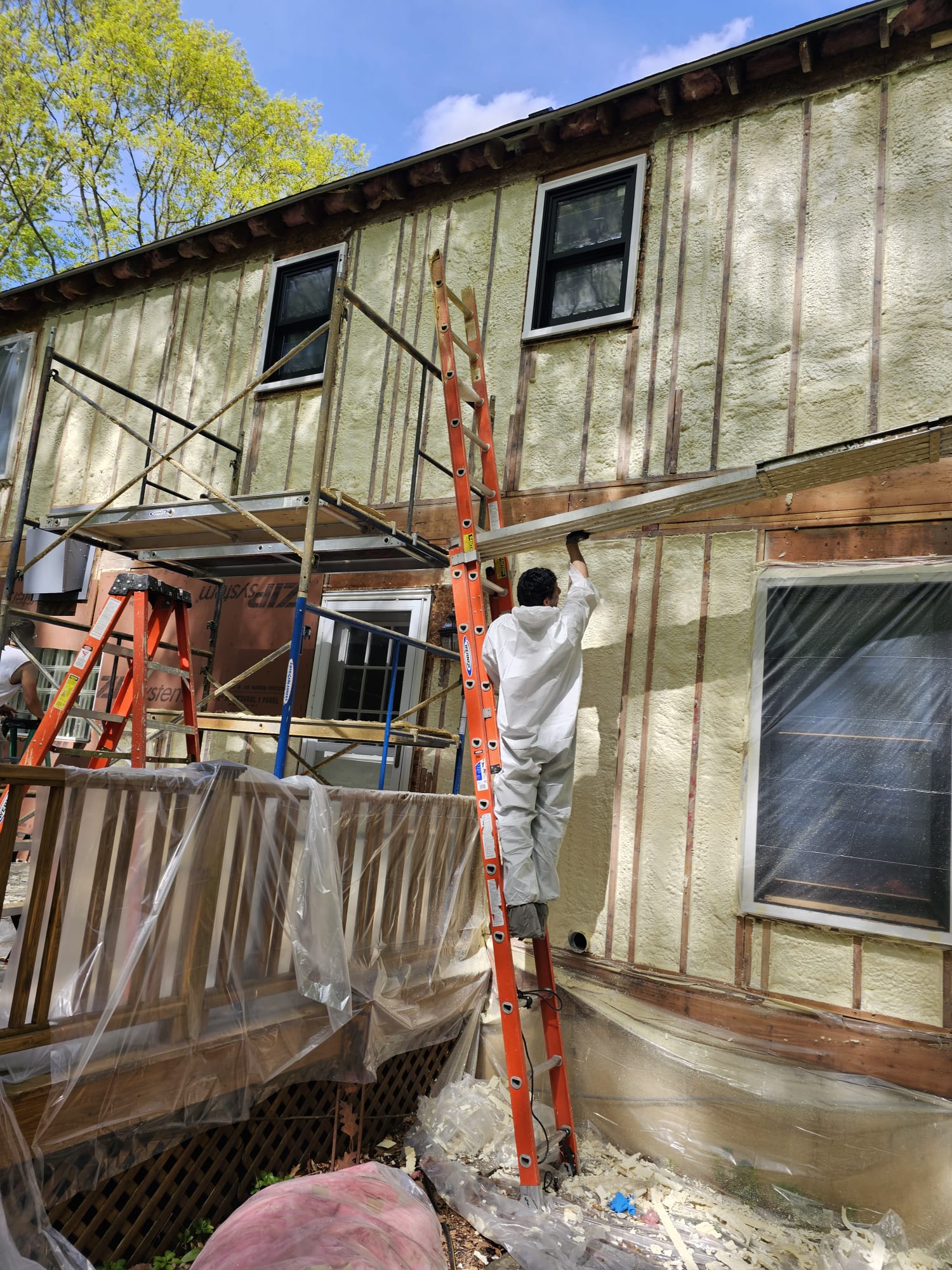 Spray foam insulation project — Ridgefield, CT