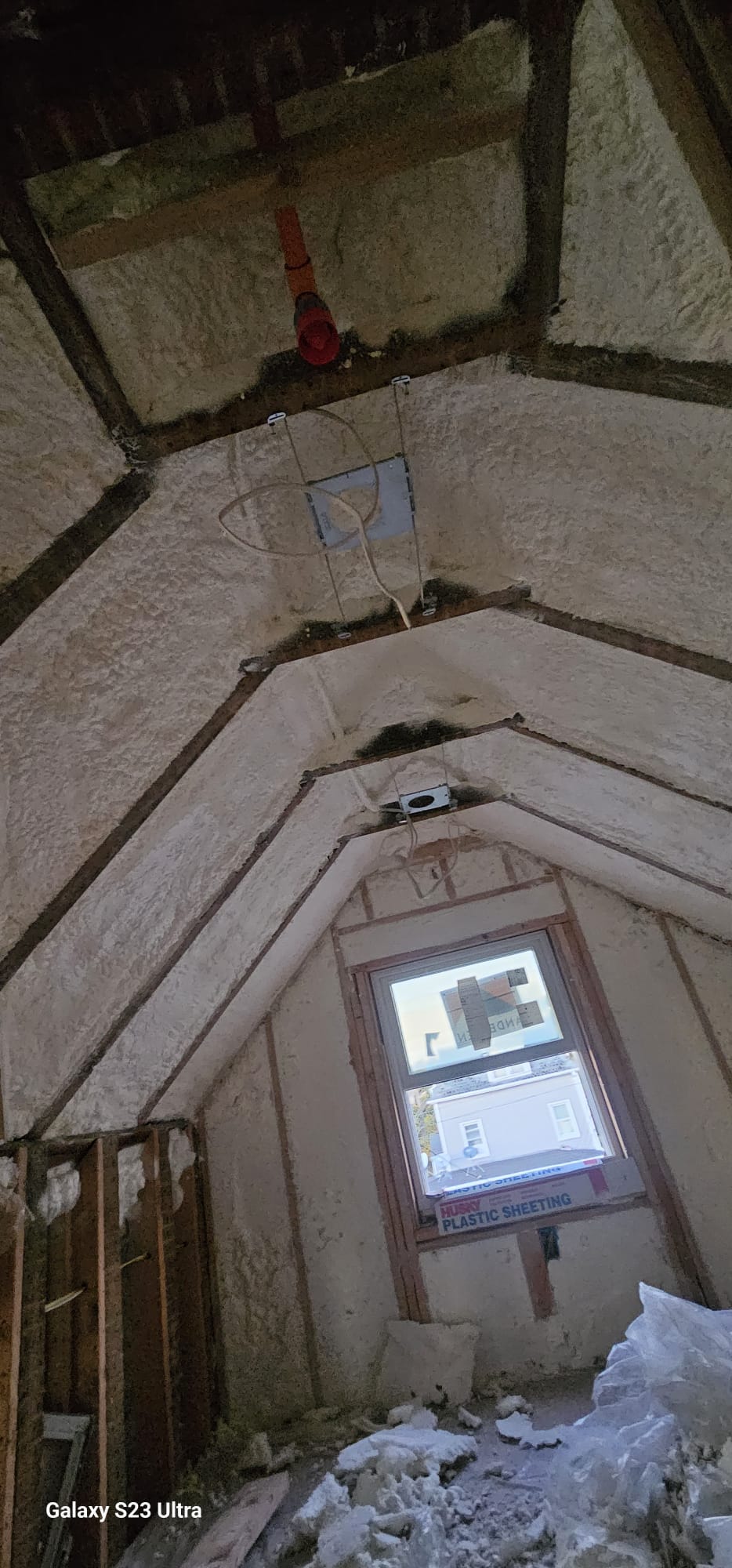 Spray foam insulation project — Ossining, NY