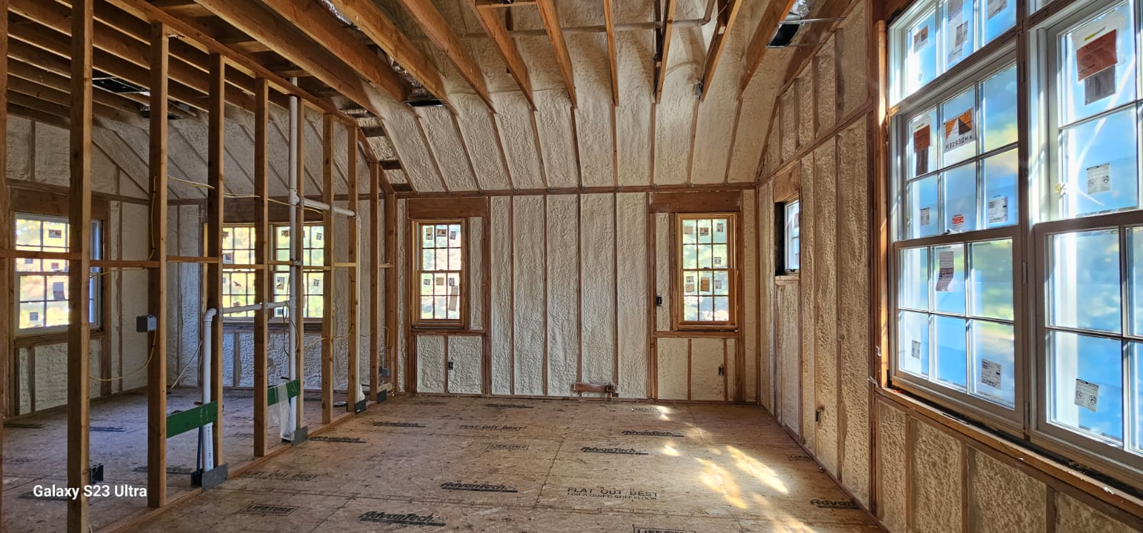 Spray foam insulation project — Westport, CT