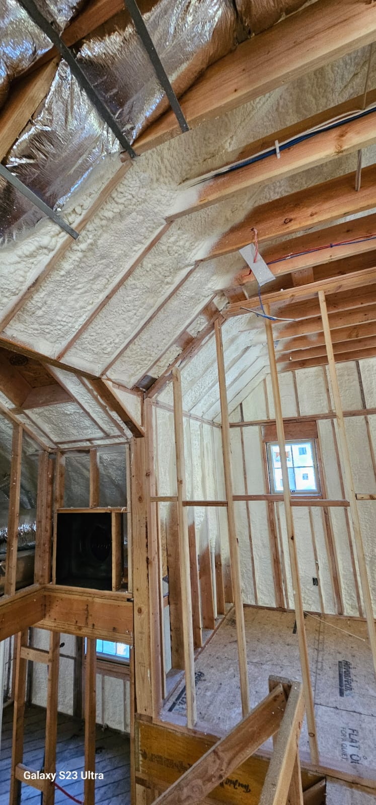 Spray foam insulation project — Westport, CT