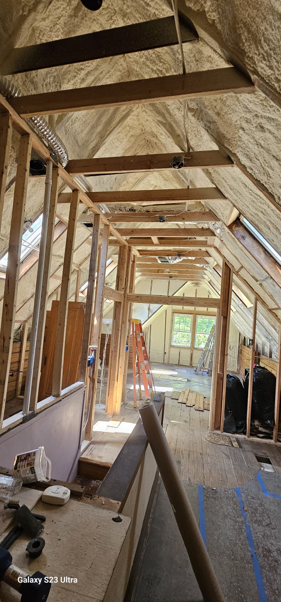 Spray foam insulation project — Yonkers, NY