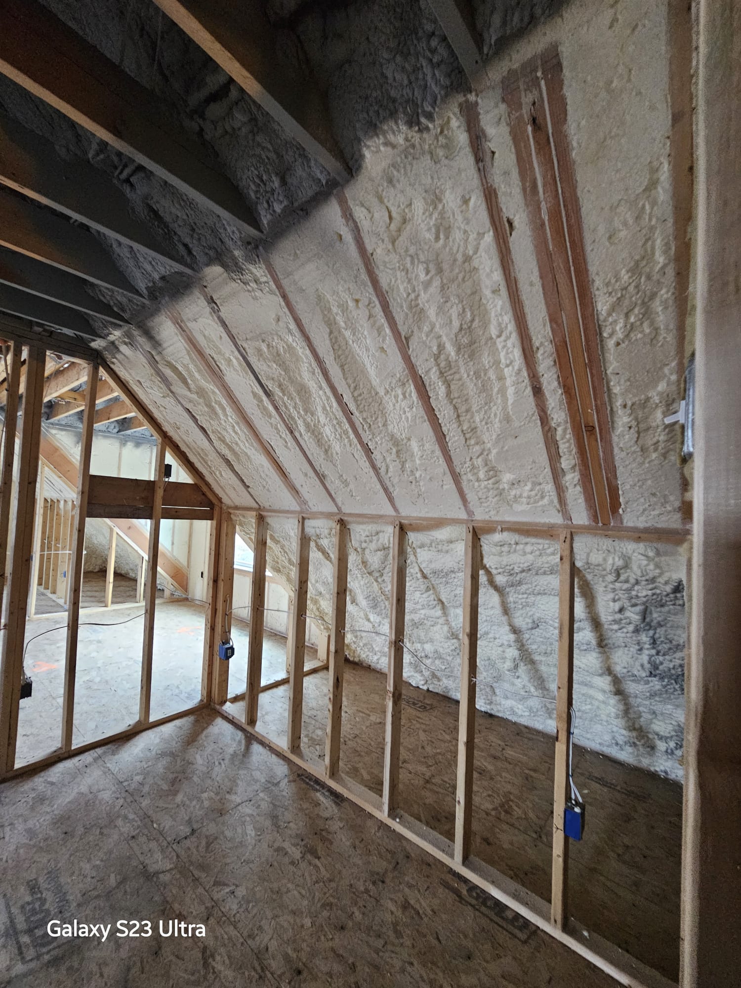 Spray foam insulation project — Cortland, NY