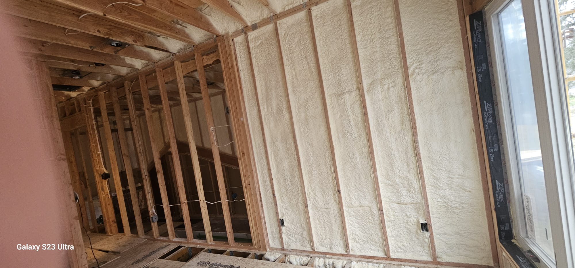 Spray foam insulation project — Ridgefield, CT