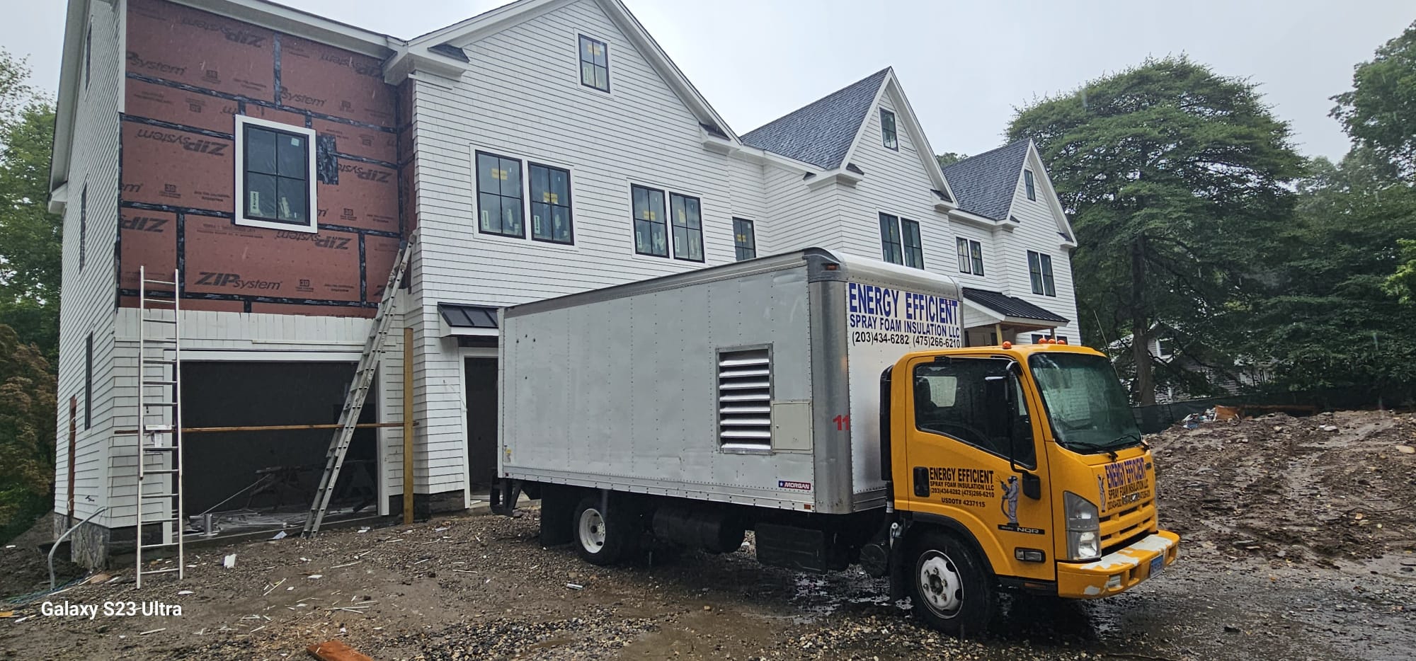 Spray foam insulation project — Darien, CT