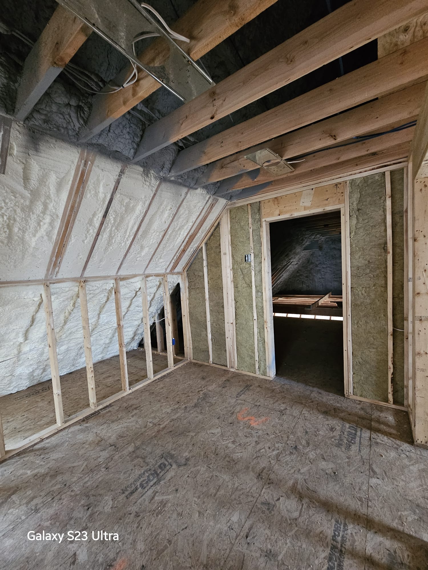 Spray foam insulation project — Cortland, NY