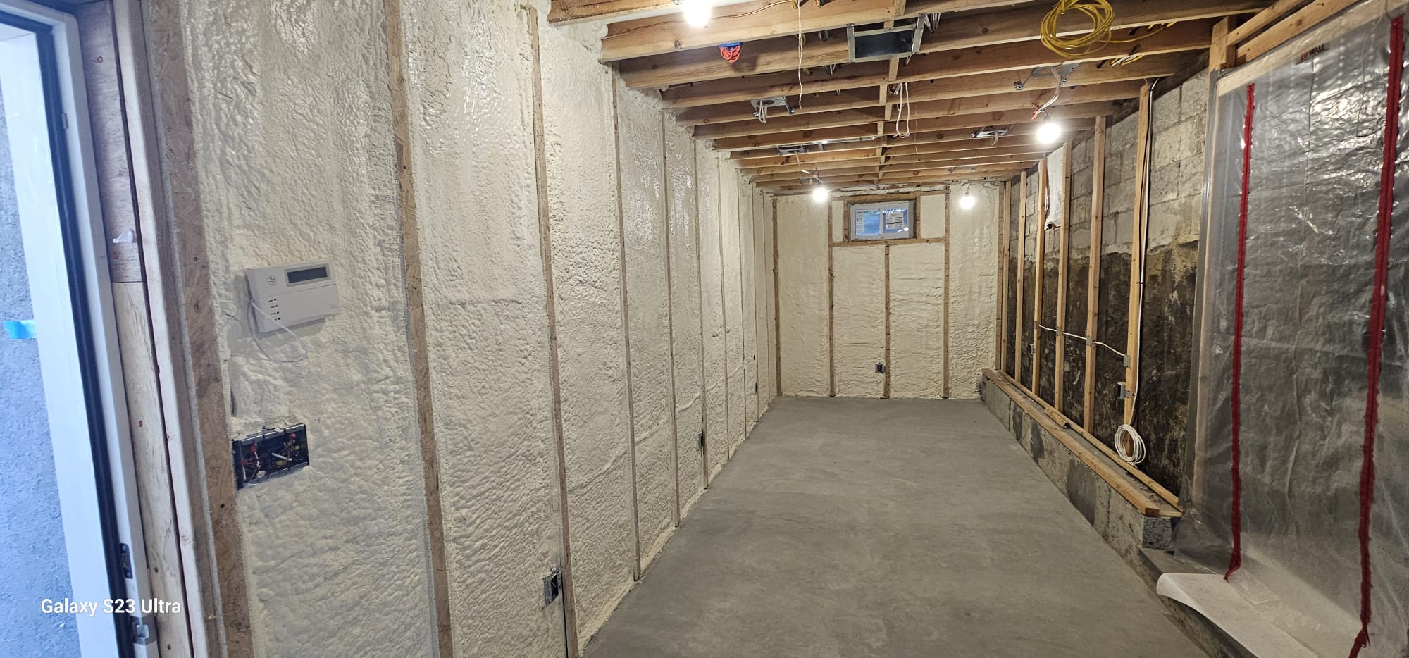 Spray foam insulation project — Valhalla, NY