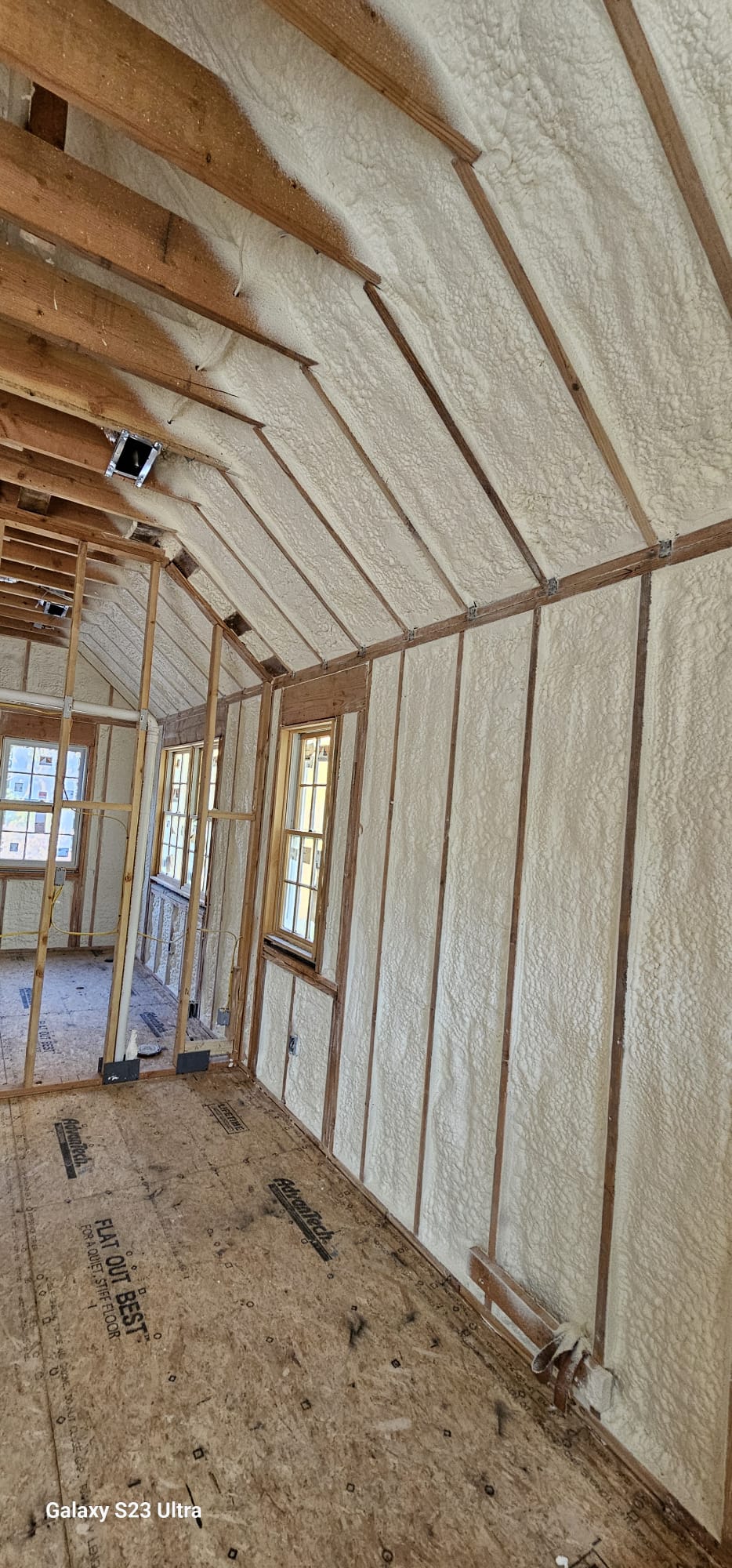 Spray foam insulation project — Derby, CT