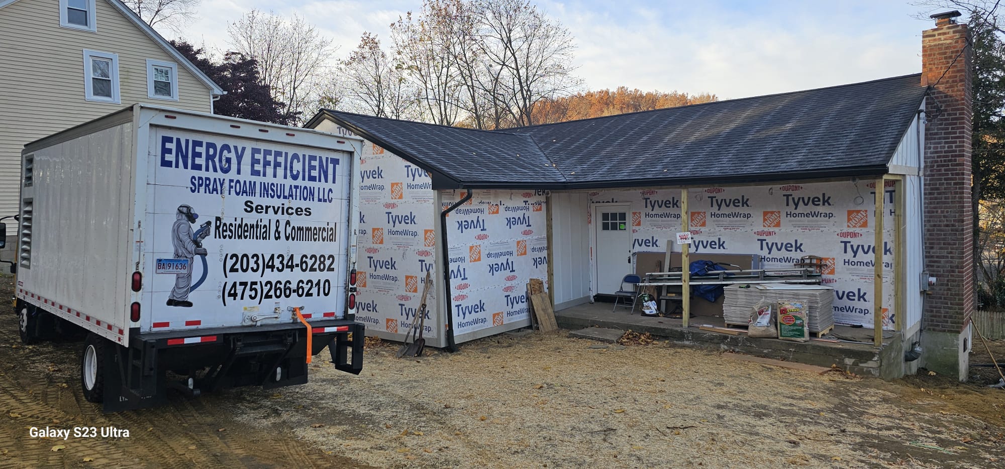 Spray foam insulation project — Ossining, NY