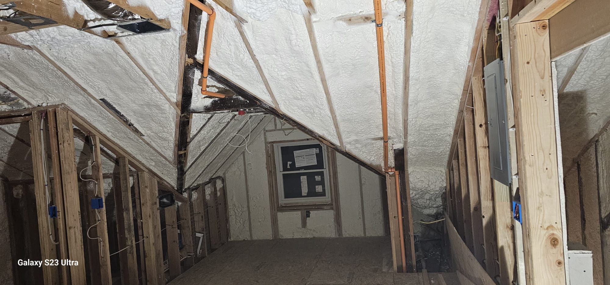 Spray foam insulation project — Ossining, NY