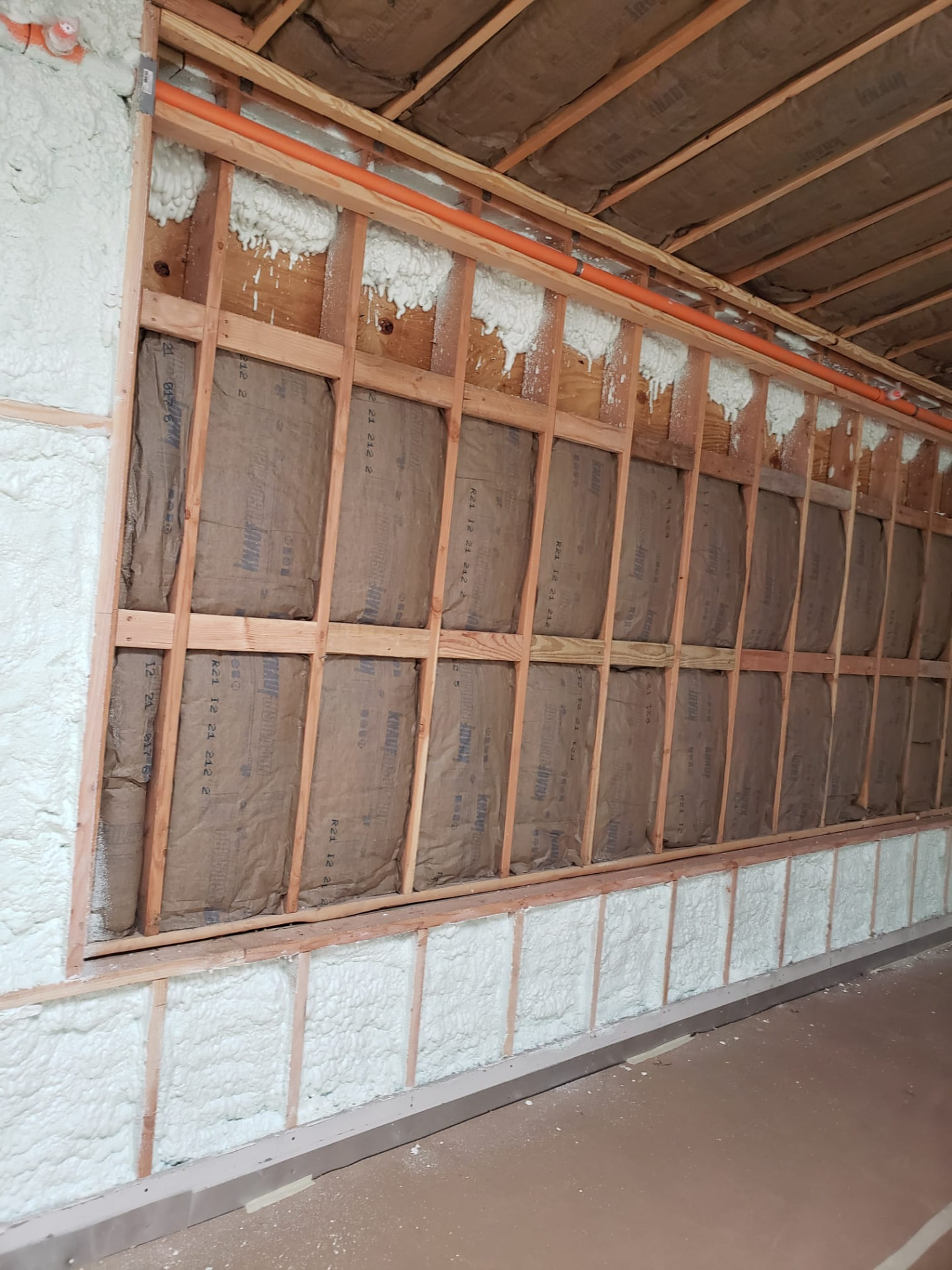 Spray foam insulation project — Darien, CT
