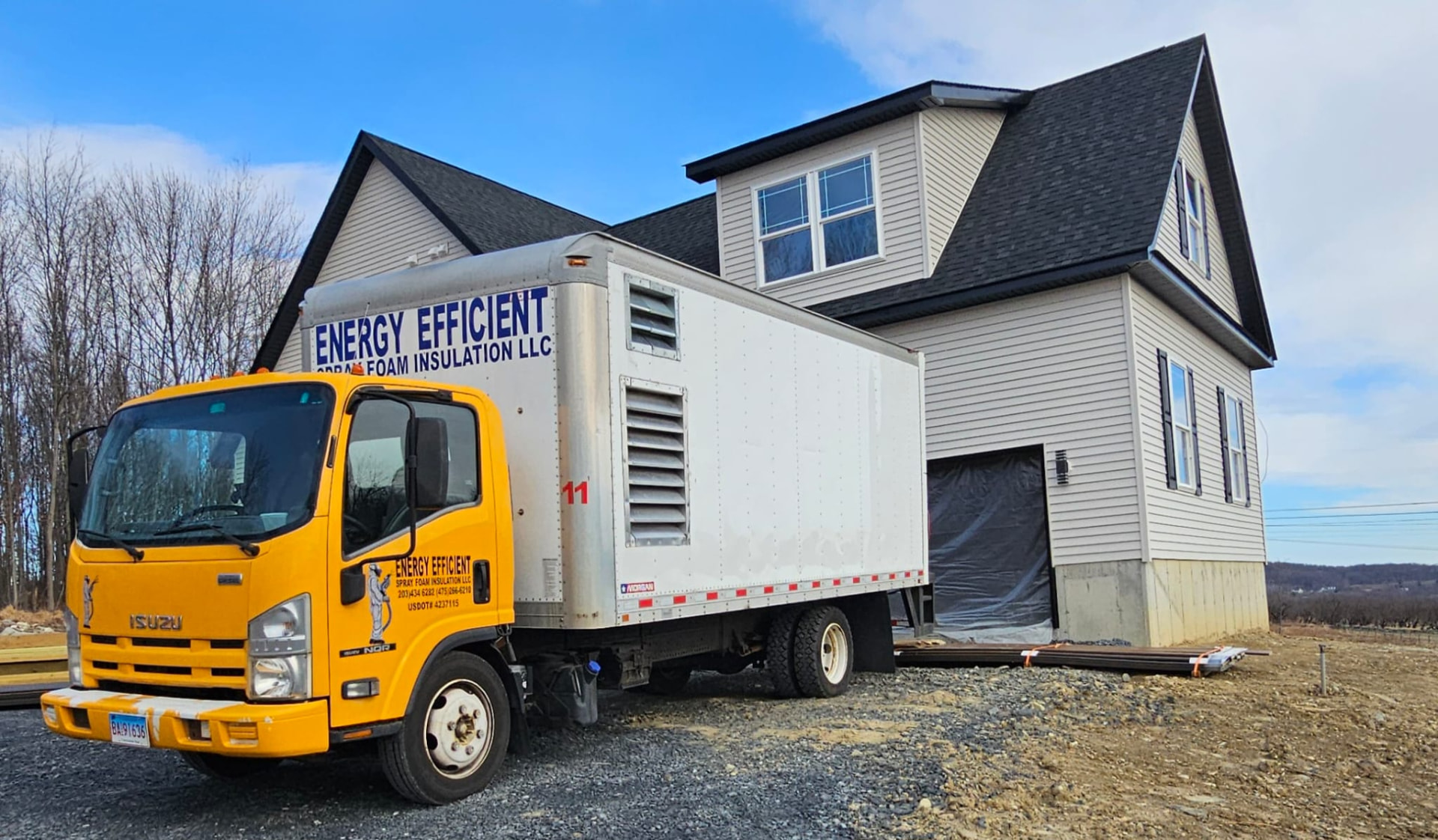 Spray foam insulation project — Cortland, NY