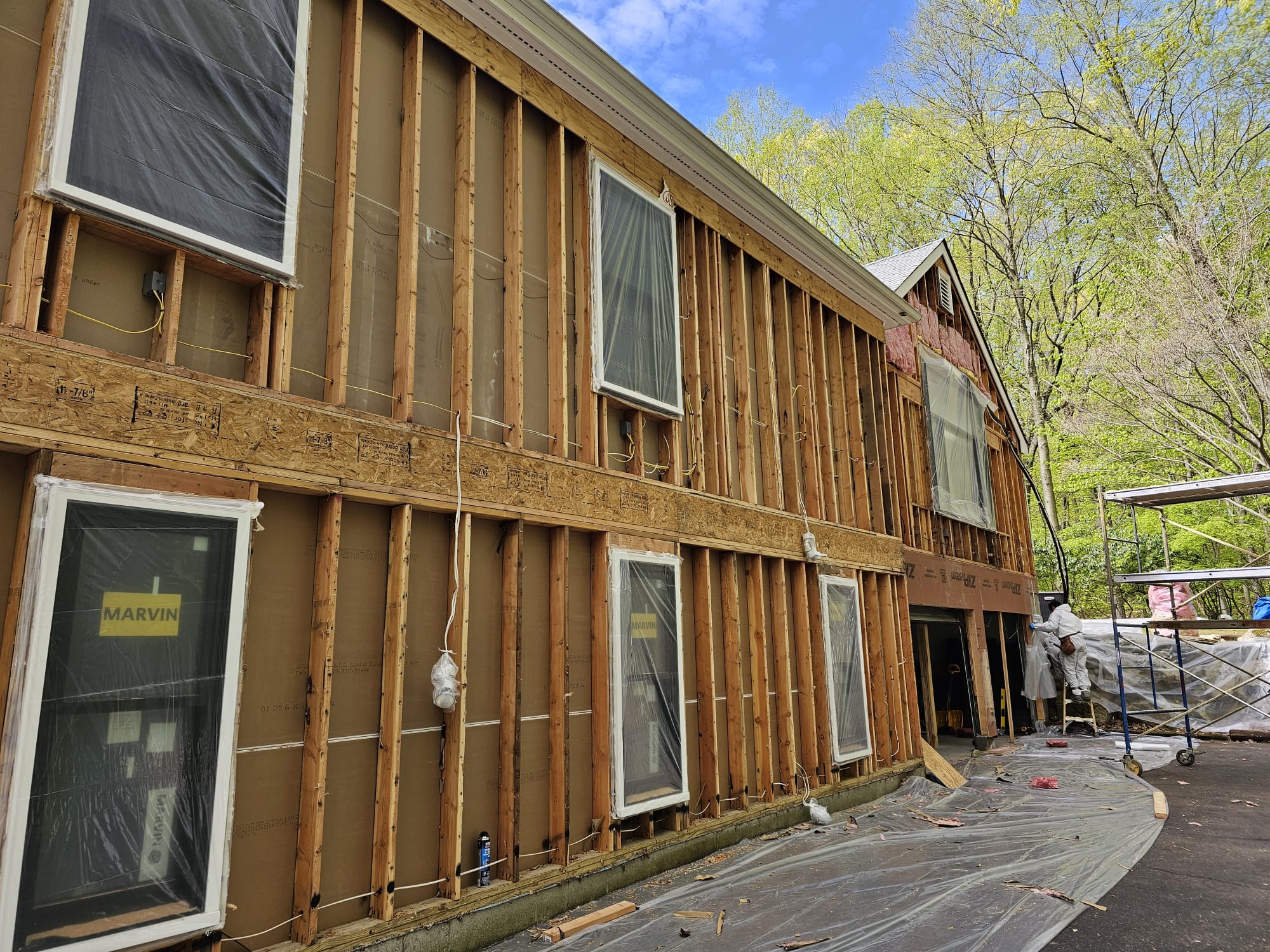 Spray foam insulation project — Ridgefield, CT