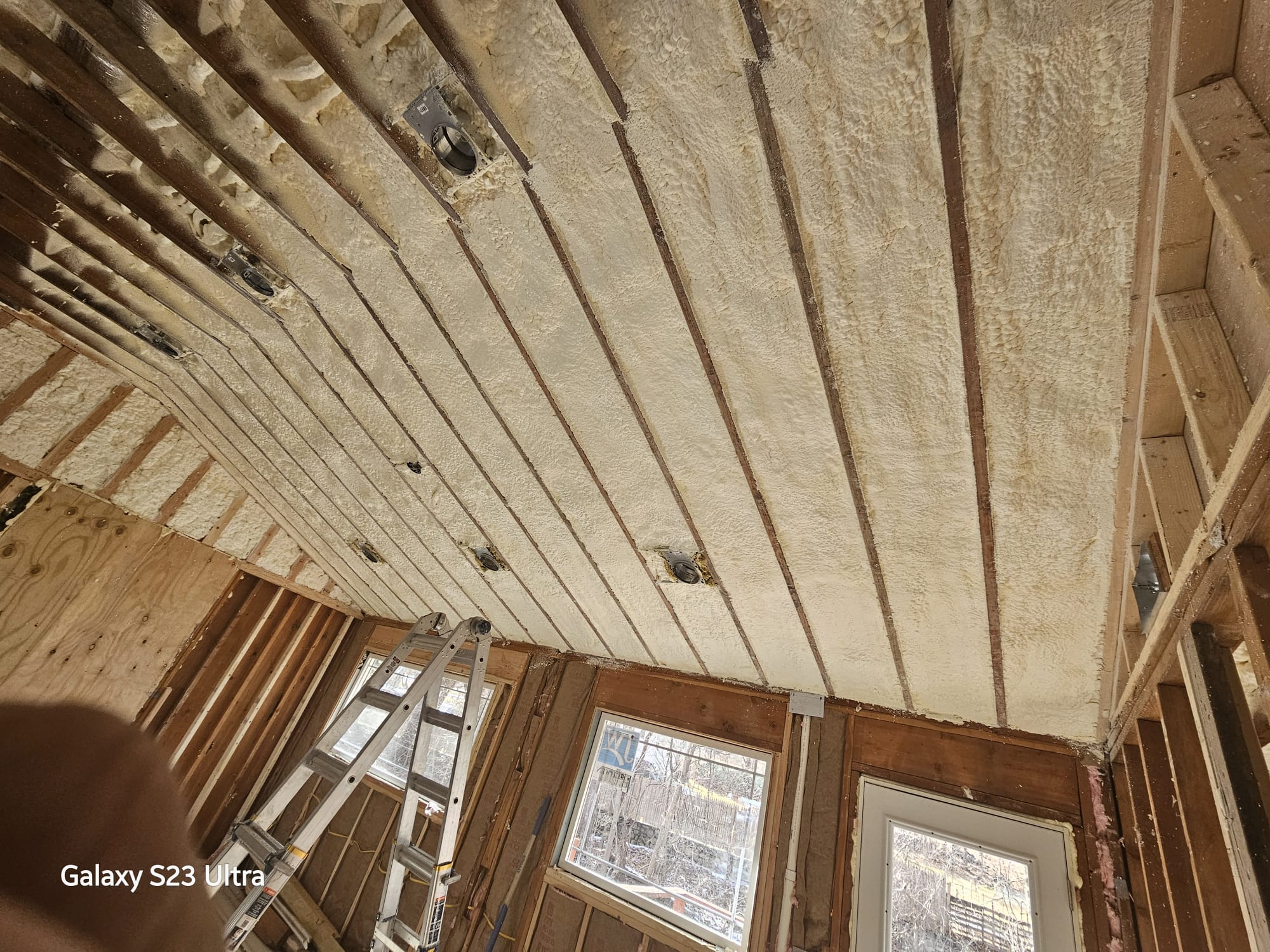 Spray foam insulation project — Derby, CT