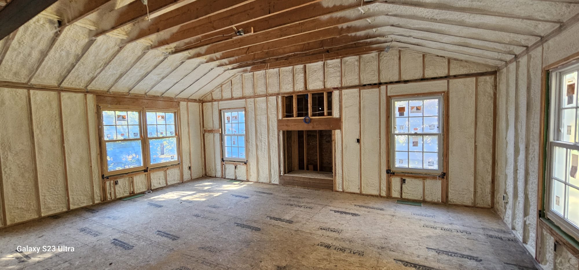 Spray foam insulation project — Derby, CT