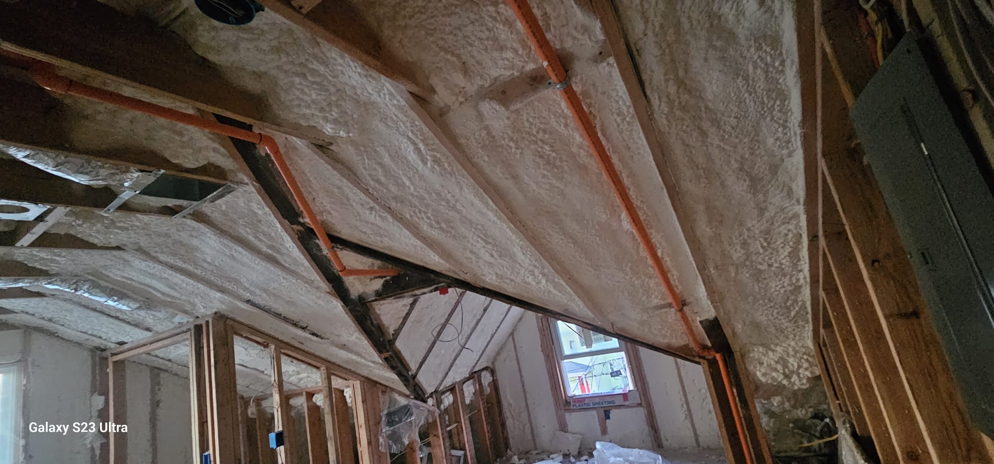 Spray foam insulation project — Ossining, NY
