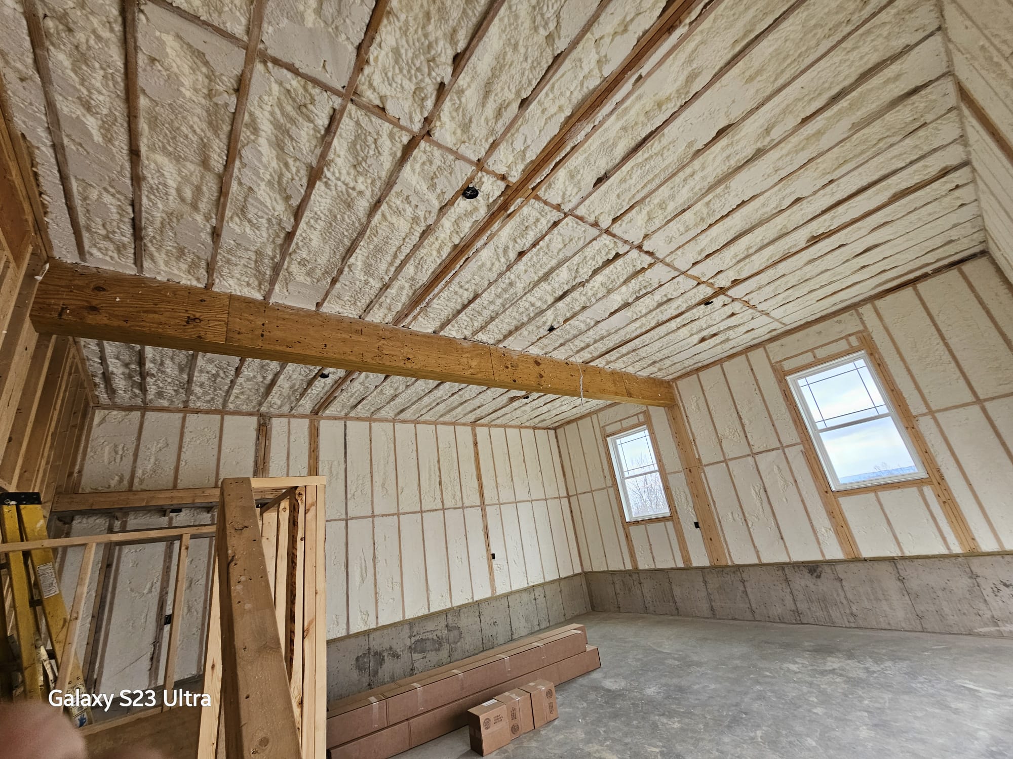 Spray foam insulation project — Cortland, NY