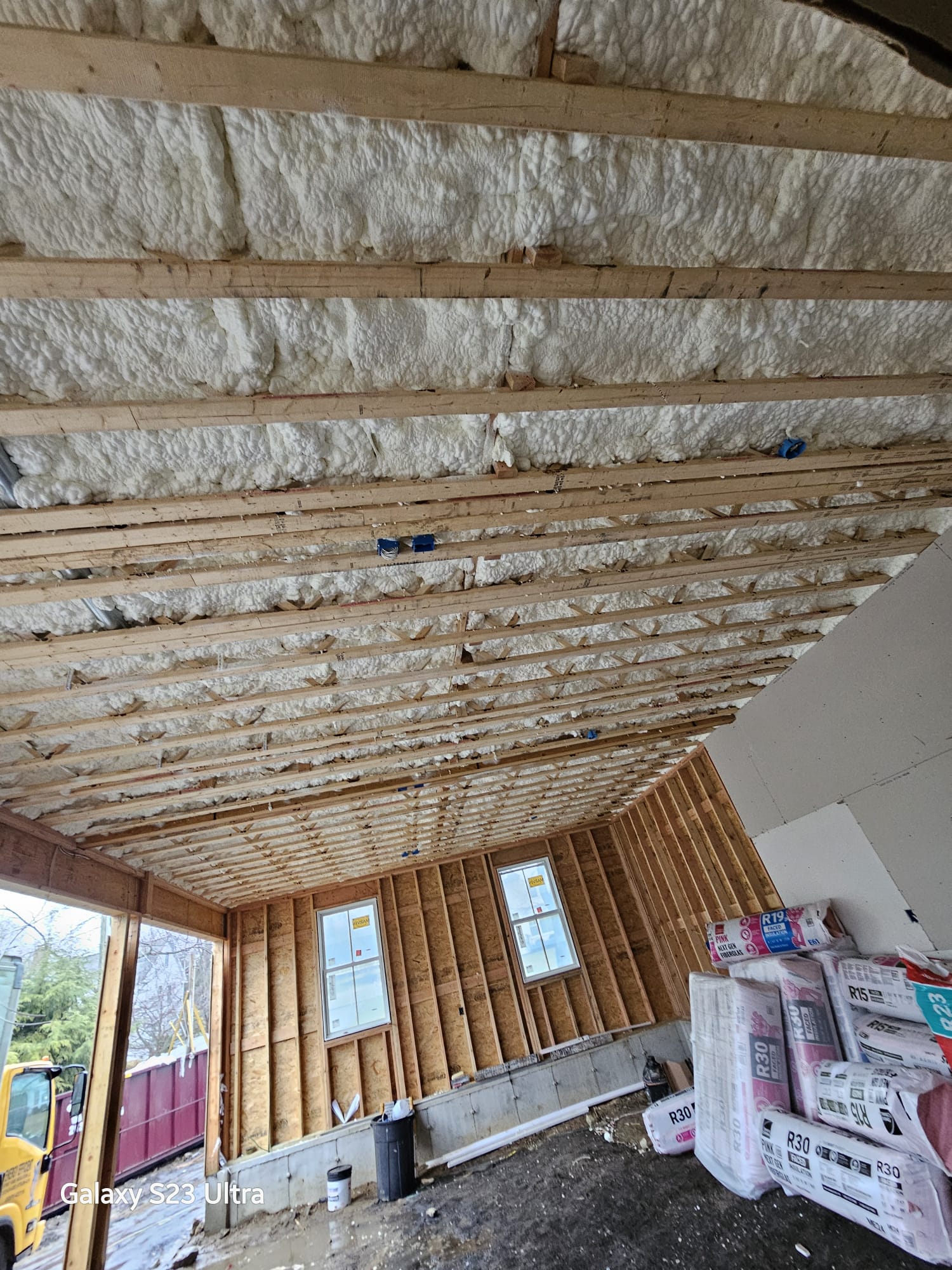 Spray foam insulation project — Westport, CT