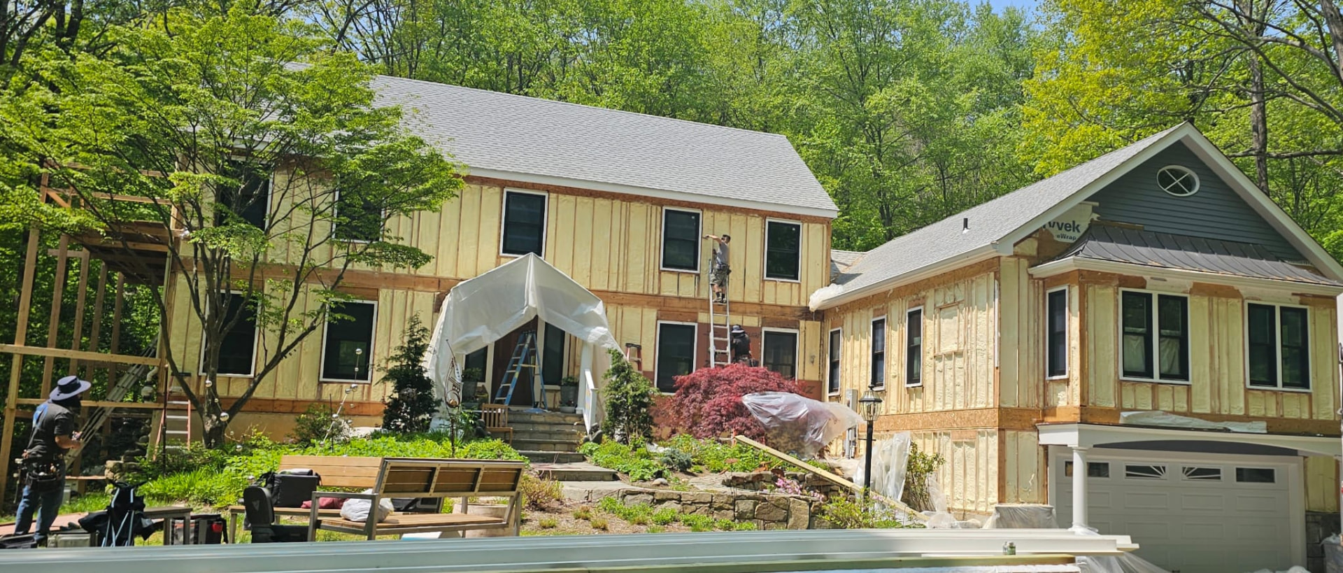 Spray foam insulation project — Ridgefield, CT