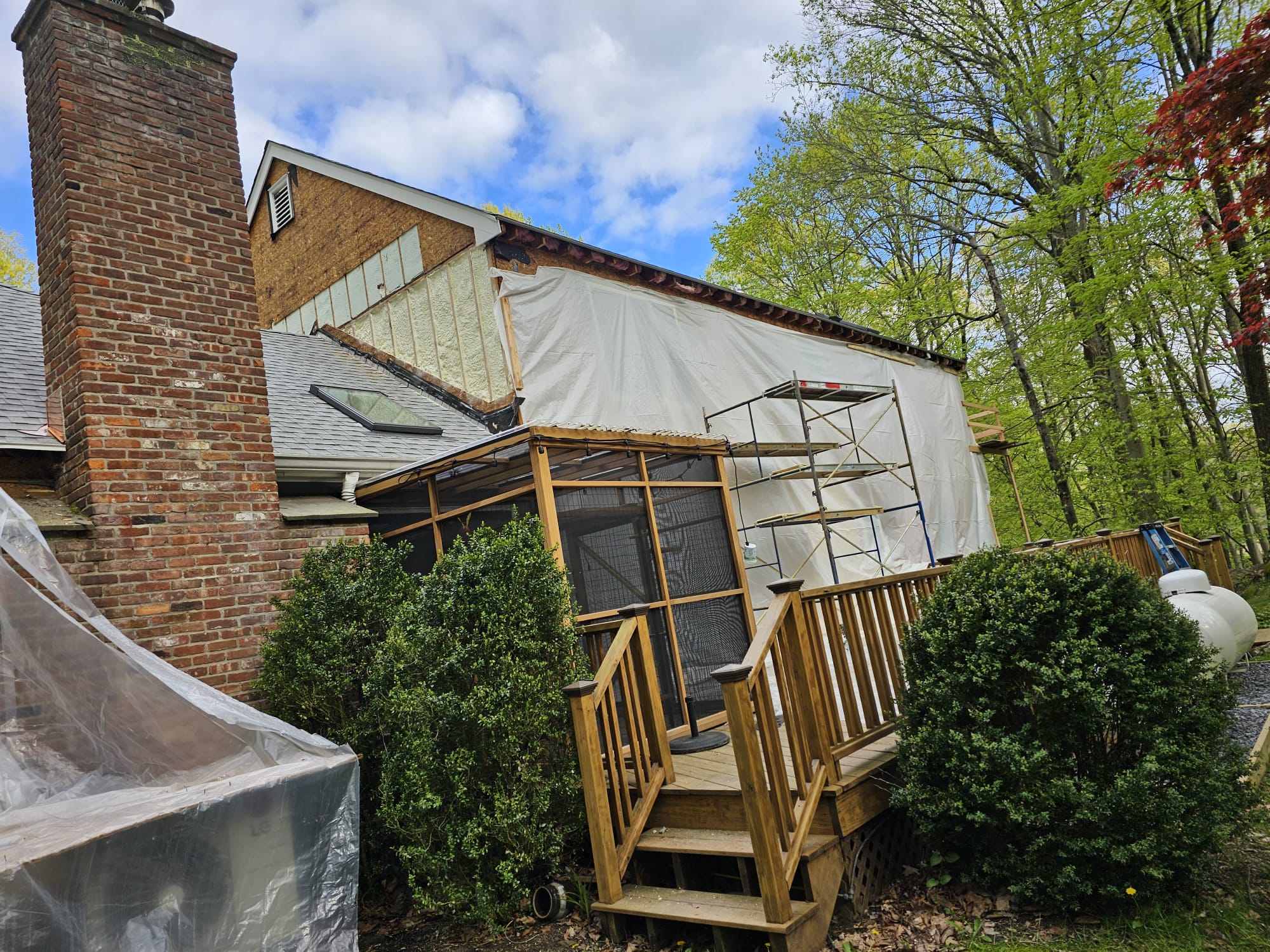 Spray foam insulation project — Ridgefield, CT