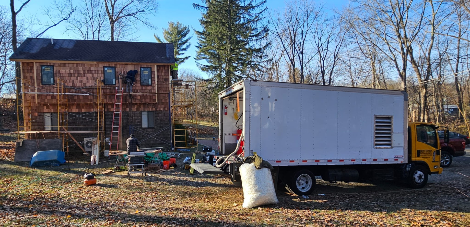 Spray foam insulation project — Ridgefield, CT