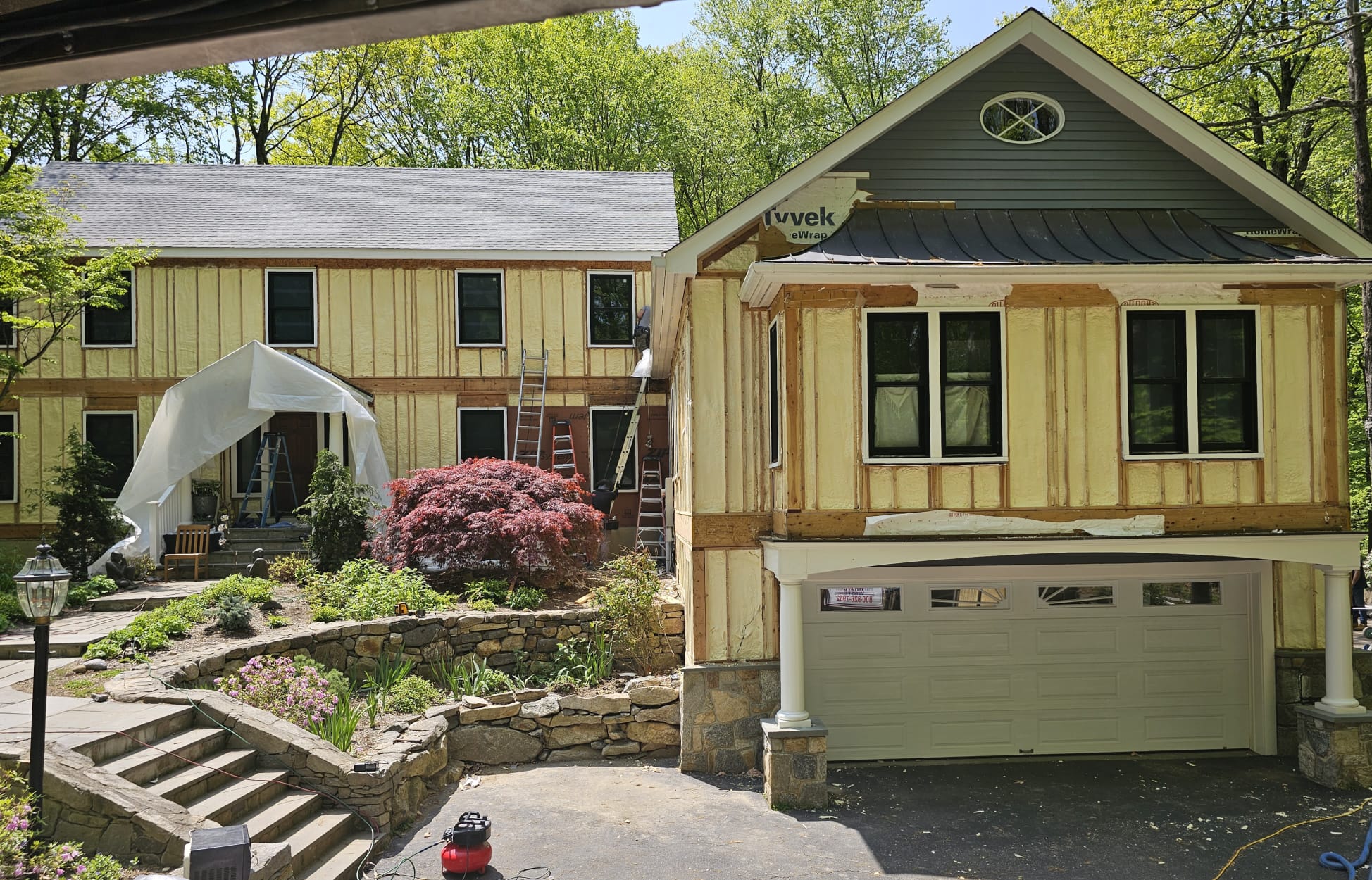 Spray foam insulation project — Ridgefield, CT