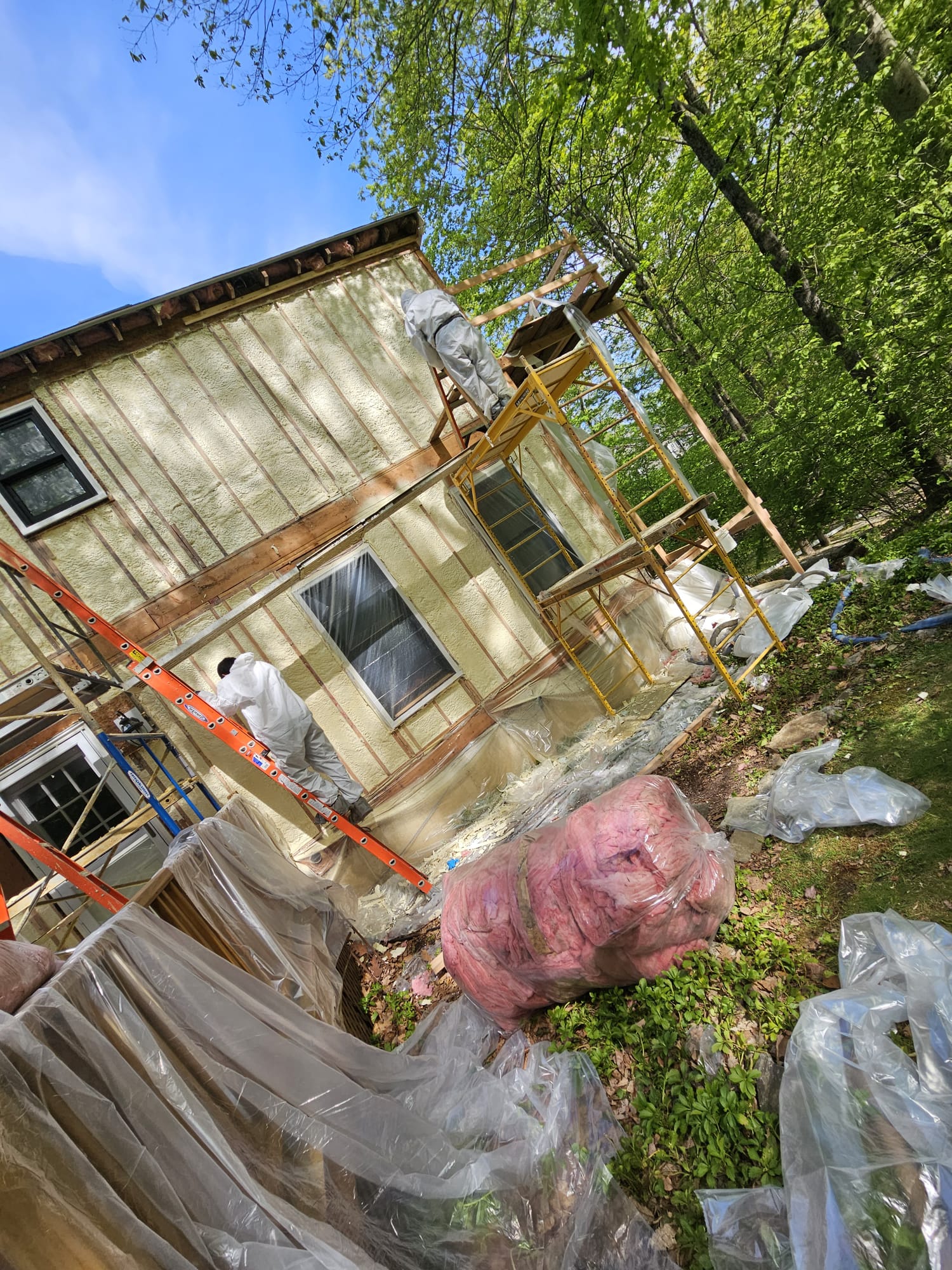 Spray foam insulation project — Ridgefield, CT