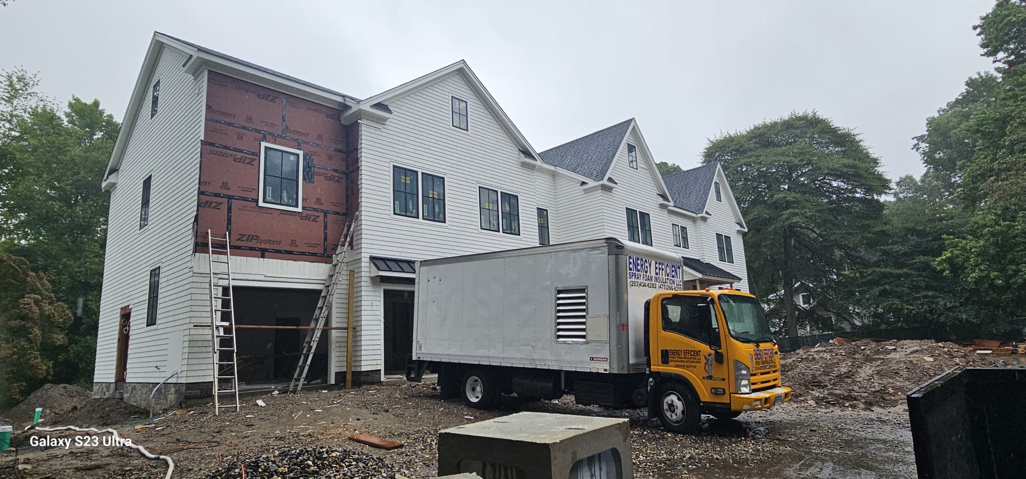 Spray foam insulation project — Darien, CT