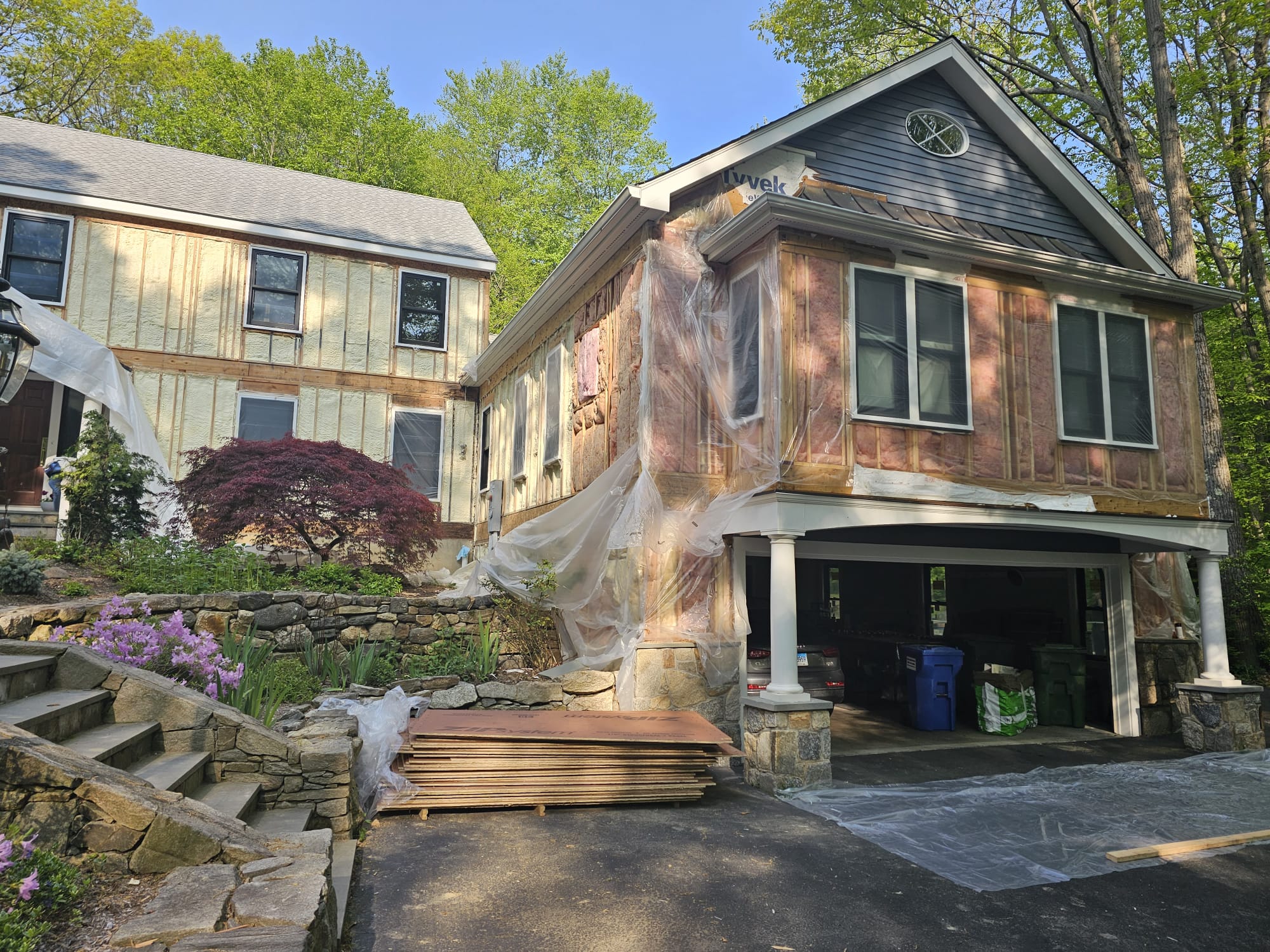 Spray foam insulation project — Ridgefield, CT
